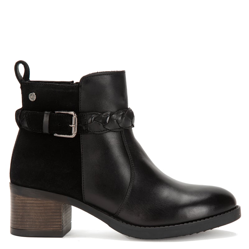 GACEL Robertia Botín Mujer Cuero Negro Gacel | falabella.com