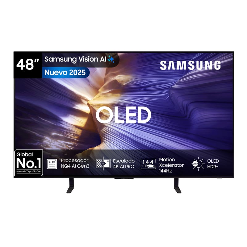 SAMSUNG - Smart TV 48" OLED S90F 4K Vision AI (2025) Samsung