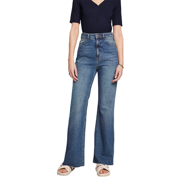 Jeans Bootcut Femme ESPRIT - 92% Coton, 6% élastomultiester, 2% élasthanne, Coupe Confort élastique
