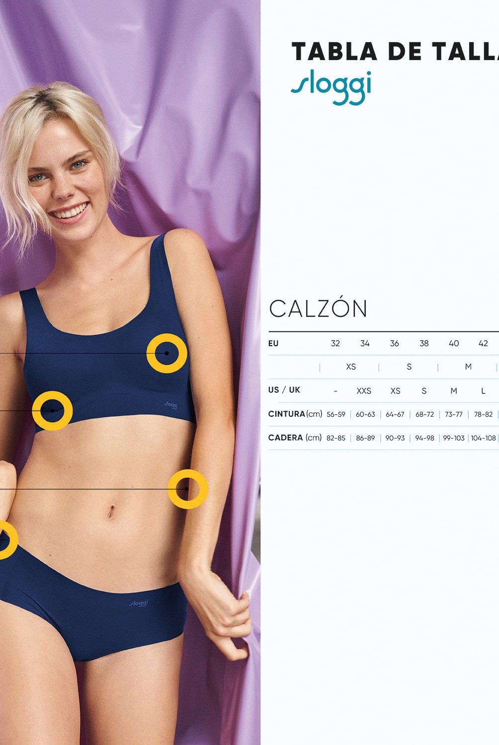 SLOGGI Pack De 2 Calzones Tiro Alto Mujer Sloggi falabella