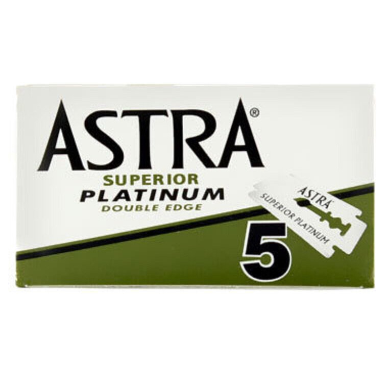 ASTRA - 15 Hoja de Afeitar Doble Filo Platinum