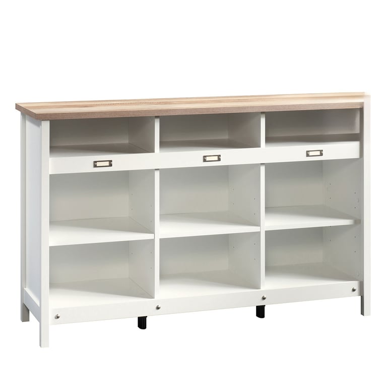 Sauder Sauder Adept Storage Credenza in Craftsman Oak Finish | The Home Depot Canada