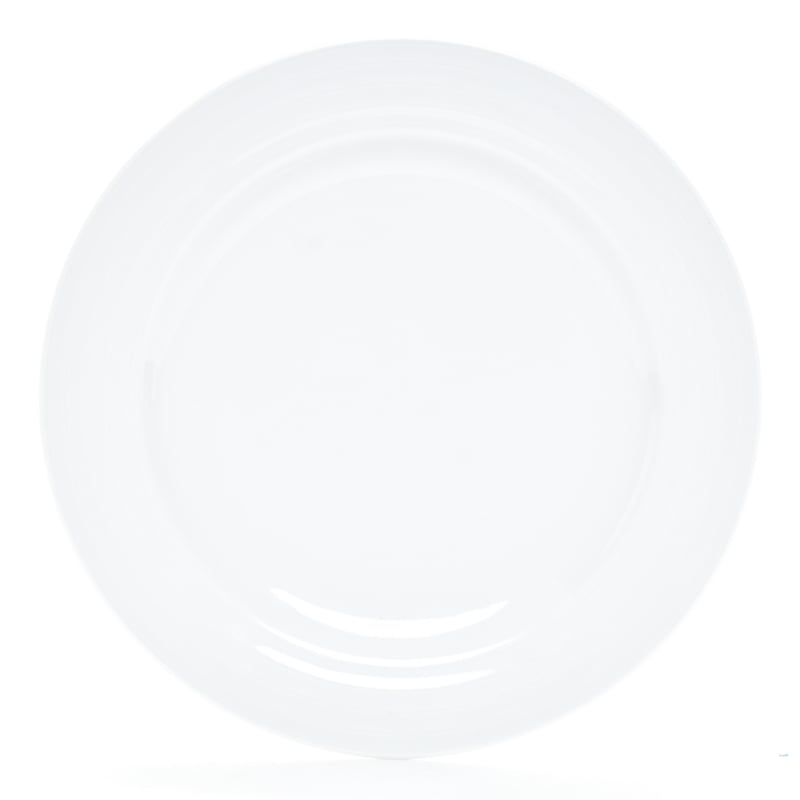 SPAL - Plato De Fondo 27Cm Porcelana Roulette White Loza Spal