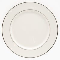 FLORENCIA Plato De Fondo 16.5 Cm Porcelana De Hueso Silver Loza Florencia falabella