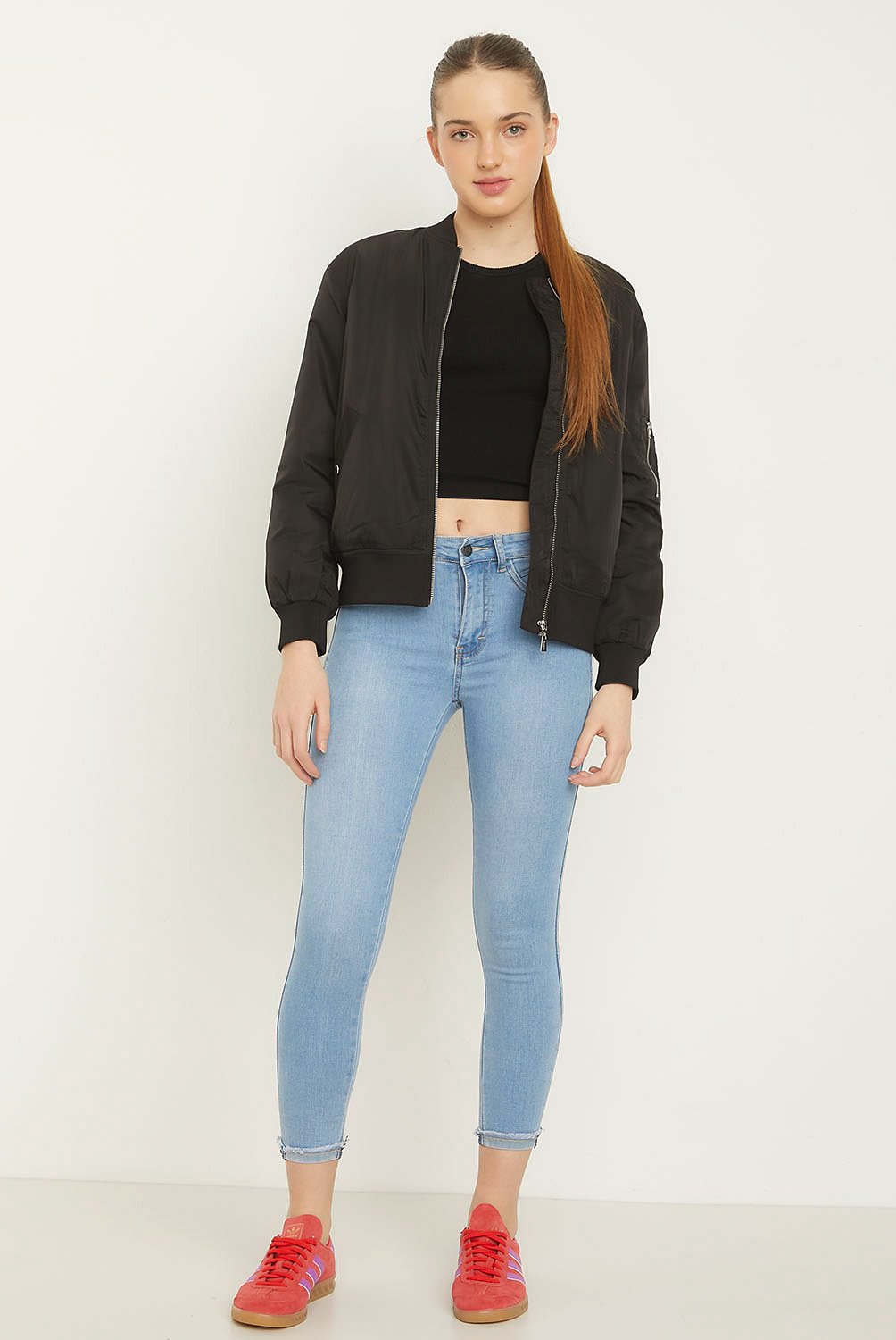Jeans Skinny Push Up Tiro Alto Mujer Sybilla