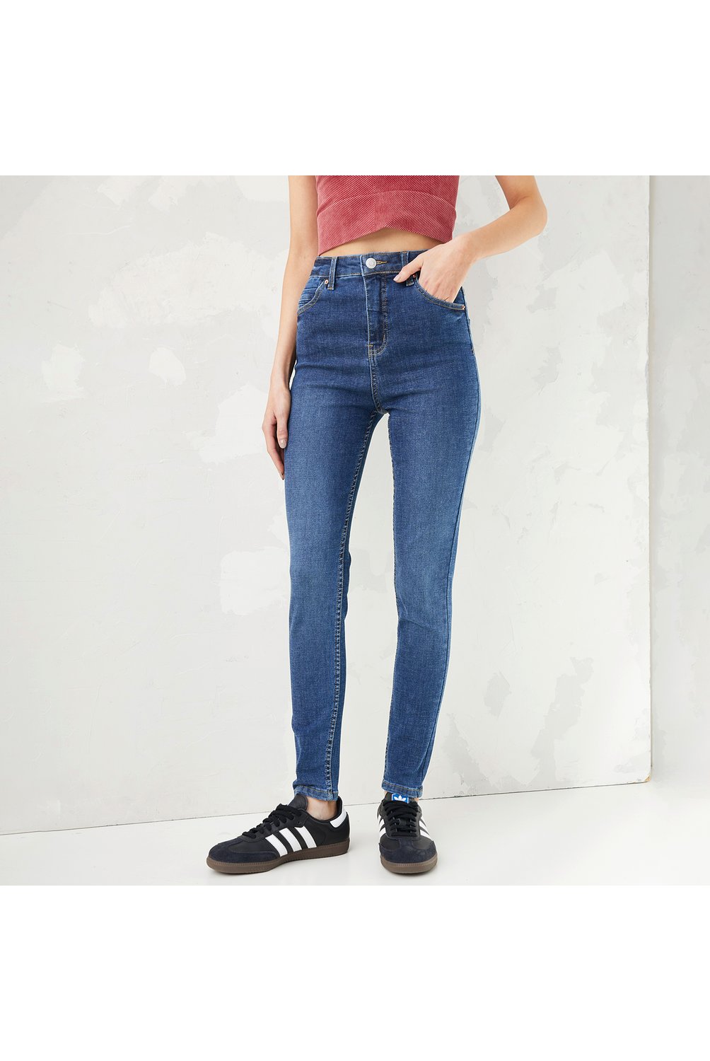 AMERICANINO Jeans Skinny Tiro Super Alto Mujer Americanino falabella