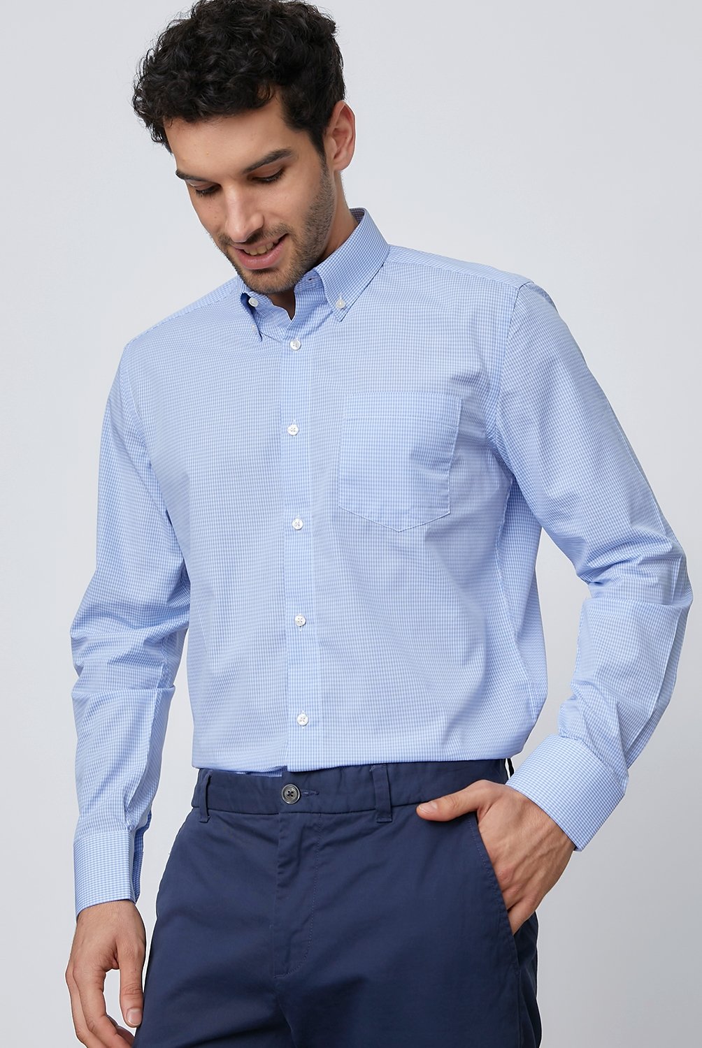 Camisa De Vestir Formal Algodon Non Iron Hombre Christian Lacroix