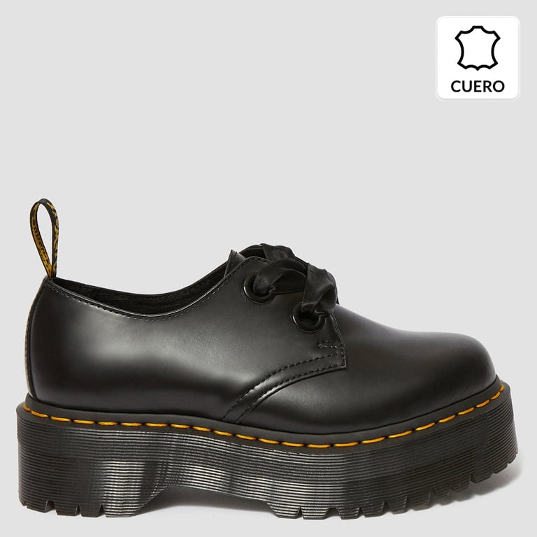DR MARTENS Dr Martens Holly Zapato Mujer Cuero Negro falabella
