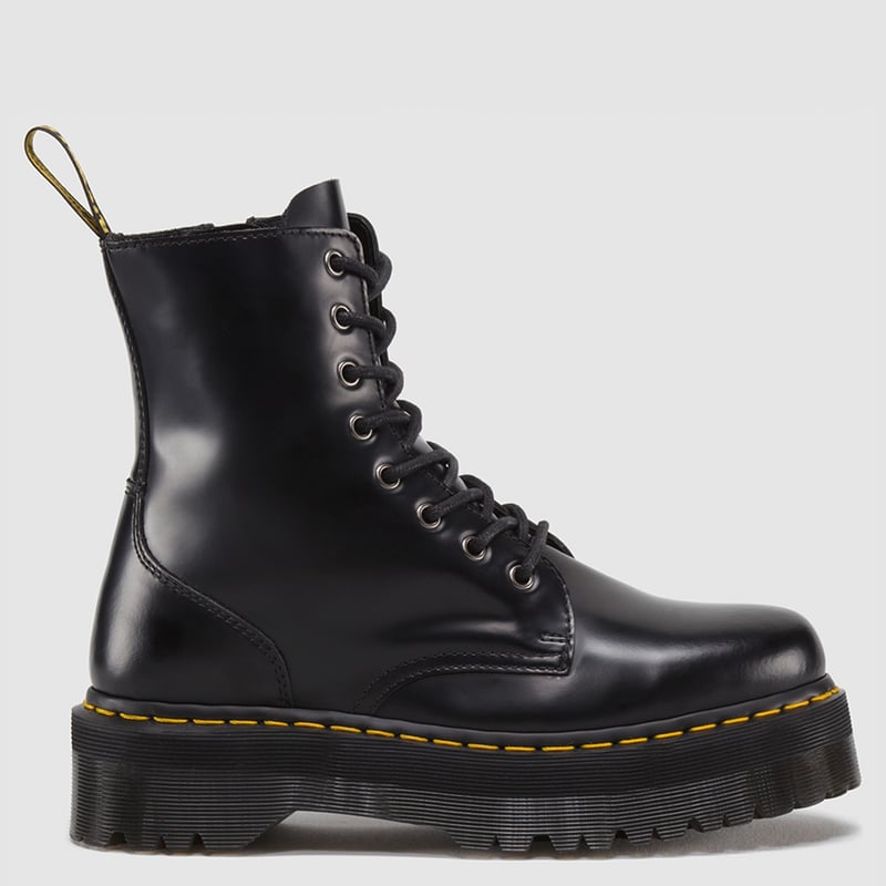 Dr Martens Jadon Botin Mujer Cuero Negro