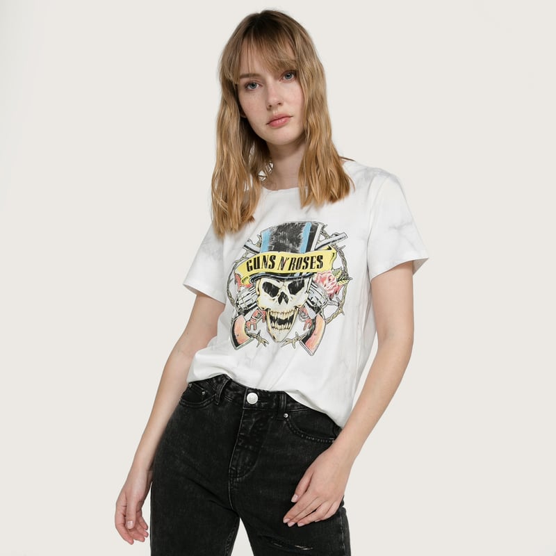 Polera Guns n Roses Mujer
