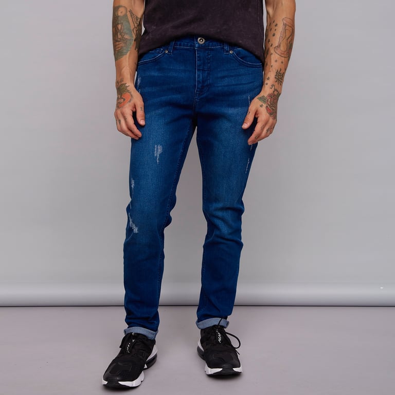 Jean Mossimo Mid-rise Straight Taille 14 Noir - Coupe Droite, Occasion Très Bon état