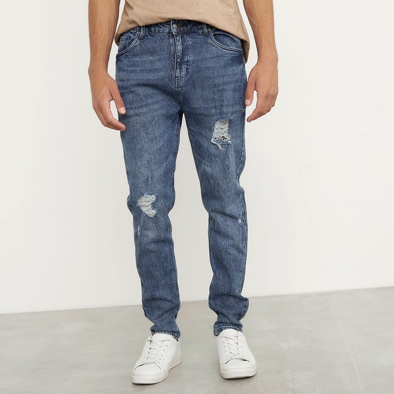 Pantalon carrot fit hombre shop