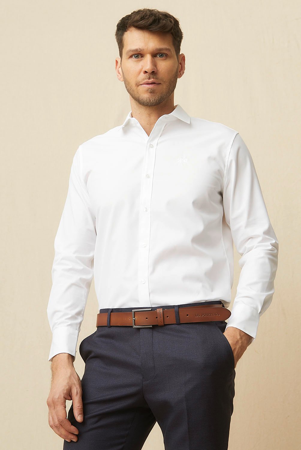 LA MARTINA Camisa Formal Regular Fit Hombre La Martina | falabella.com