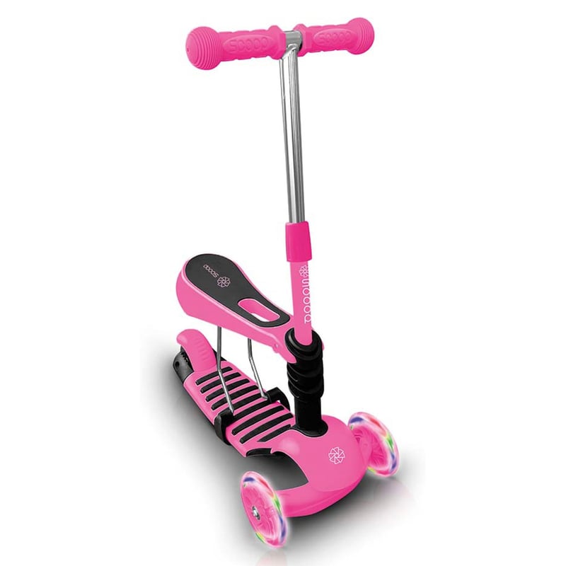 SCOOP Scooter 2 En 1 Rosado 3 Ruedas Y Luces Scoop falabella