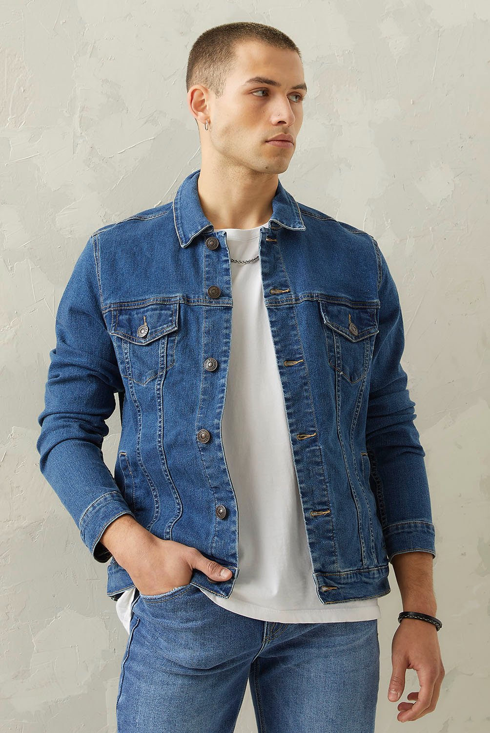 chaqueta de jeans hombre