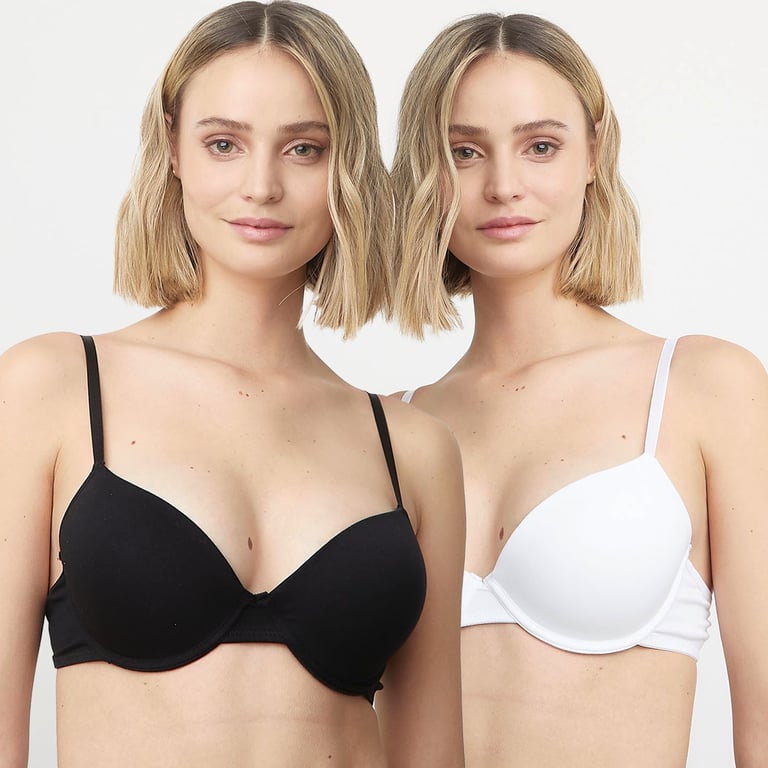 Pack De 2 Sostenes Mujer Negro 1 34B