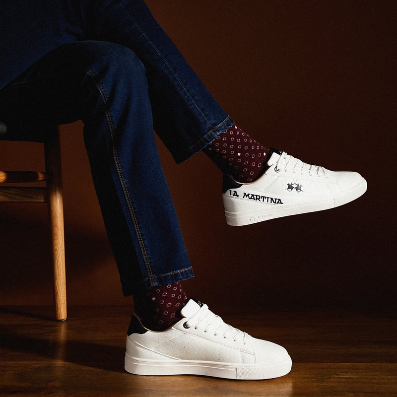LA MARTINA Zapatilla Urbana Hombre Blanco La Martina | falabella.com