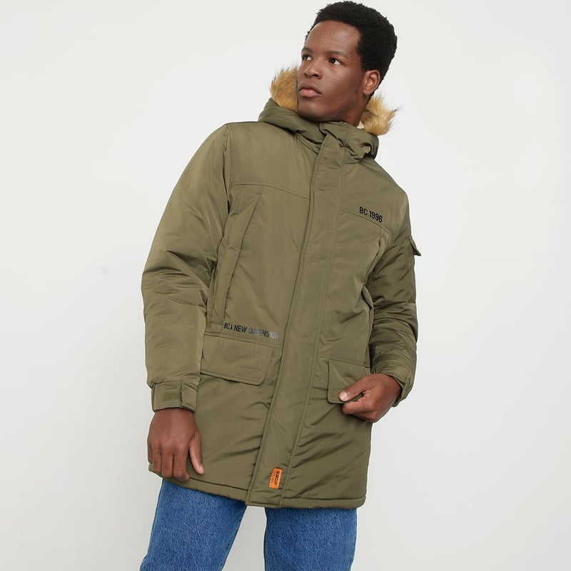 Parka larga hombre sales