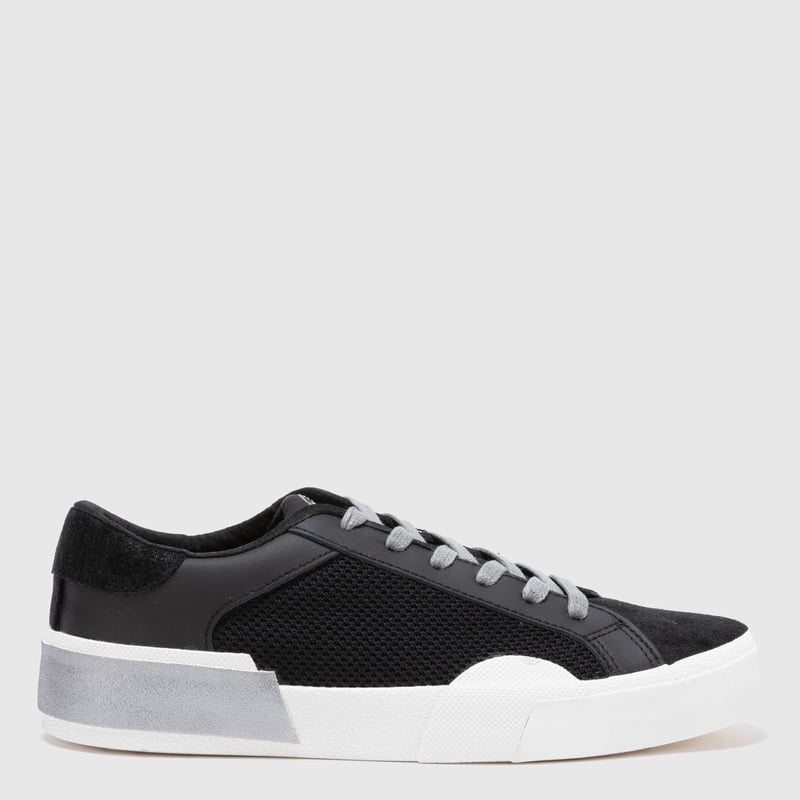 AMERICANINO Zapatilla Urbana Mujer Cuero Negro Americanino falabella