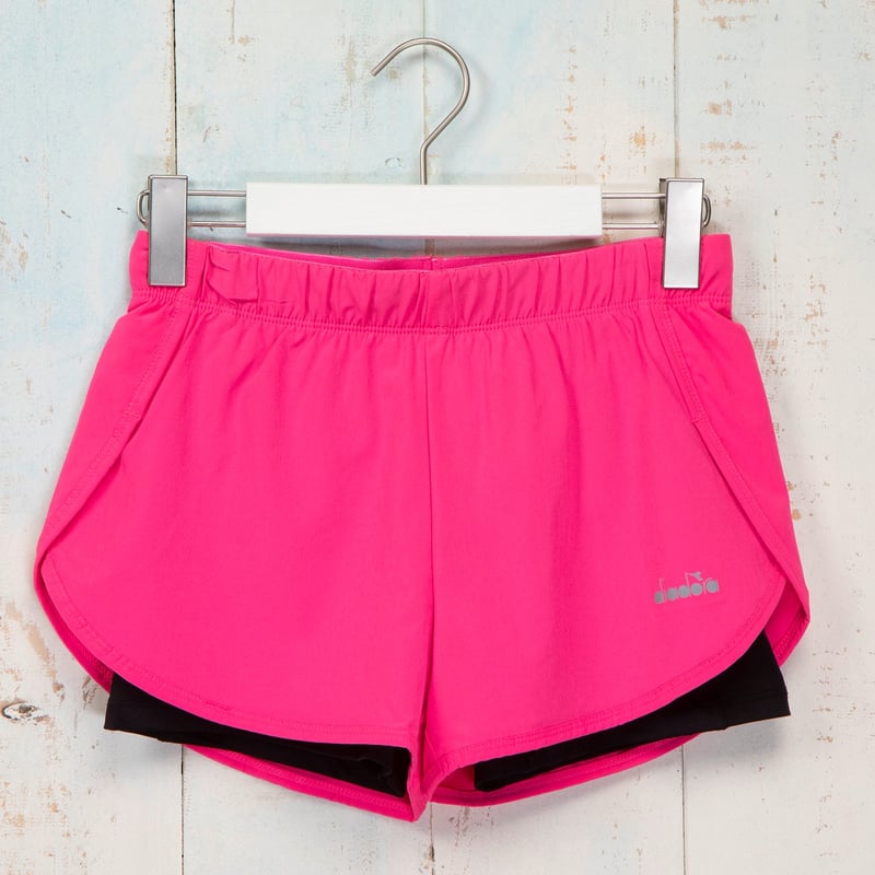 Short De Bain Diadora BEACH SHORT ZONE - Bleu Rouge, Stretch, Avec Poches