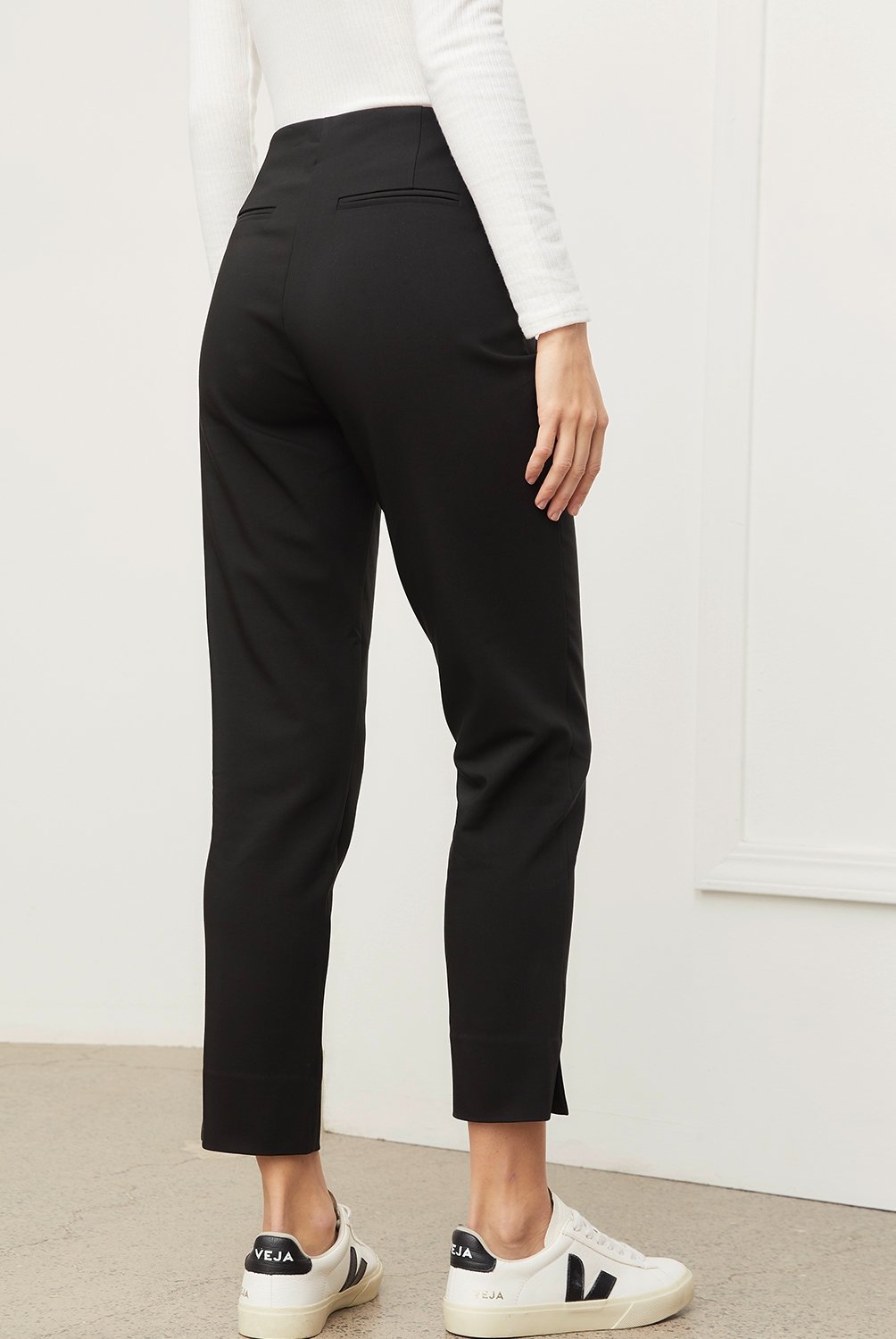 BASEMENT - Pantalones Slim Fit Medio Mujer Algodón