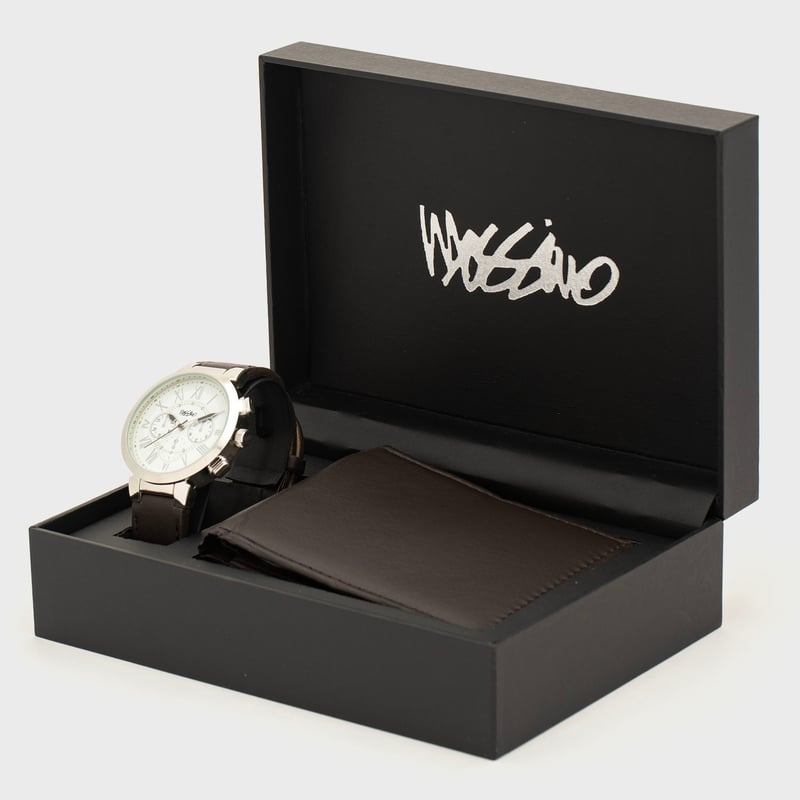 Pack Reloj Analogo Hombre Billetera Mossimo