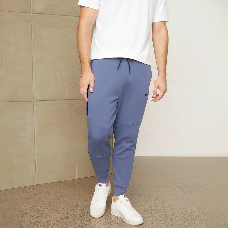 Pantalones Jogger Hombre Geographical Norway - Algodón 65% Poliéster 35% - Gris - Cintura Elástica - Para Deporte Y Diario