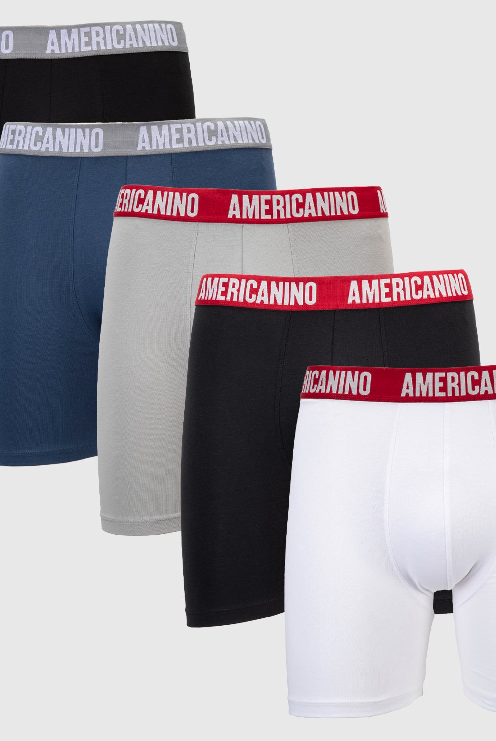 AMERICANINO - Pack De 5 Boxers Algodón Orgánico Hombre Americanino