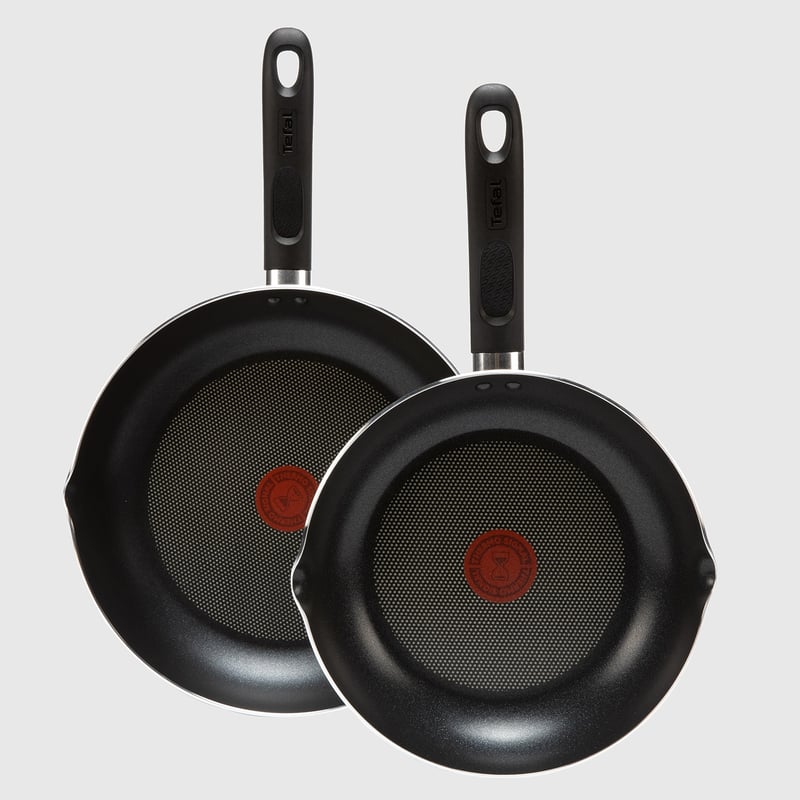 TEFAL Set 2 Sartenes 24 Cm Y 28 Cm Simply Cook Tefal Falabella Com