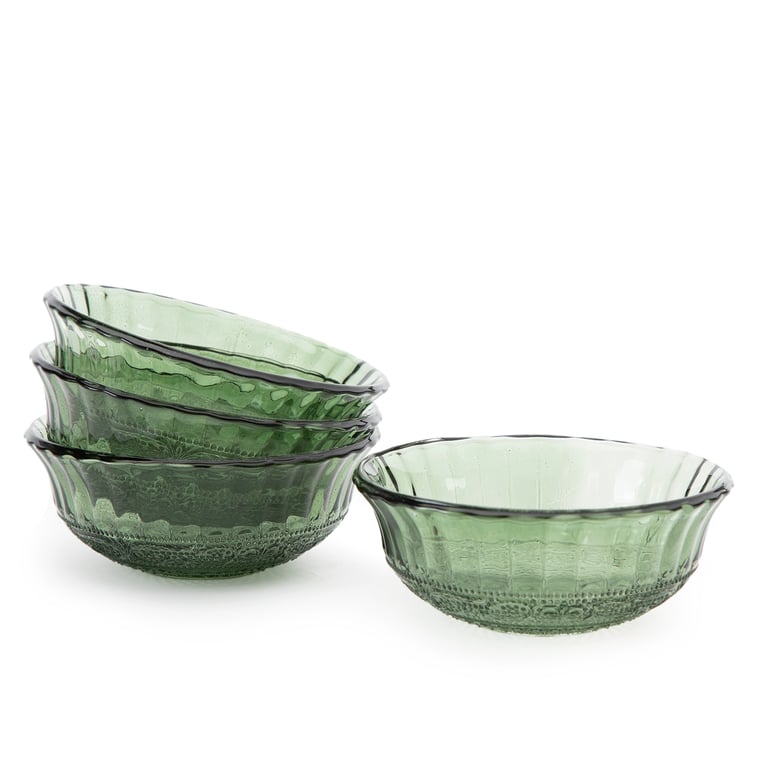 Set 4 Bowls Labrado Verde 13 5X5 Cm