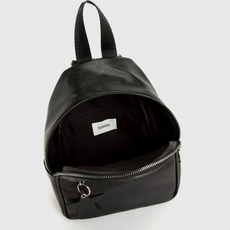 Mochila sybilla negra sale