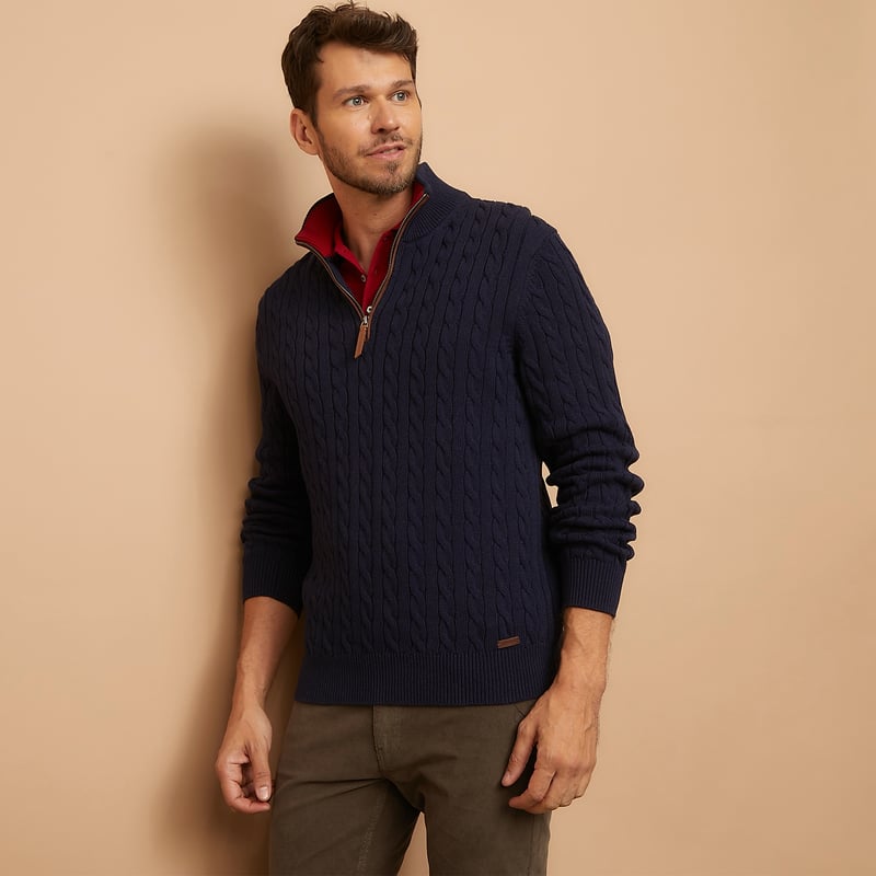 La Martina Grigio Cotton Mens Sweatshirt