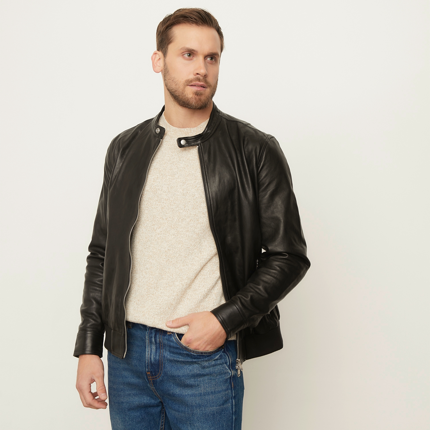 Chaquetas de cuero hombre