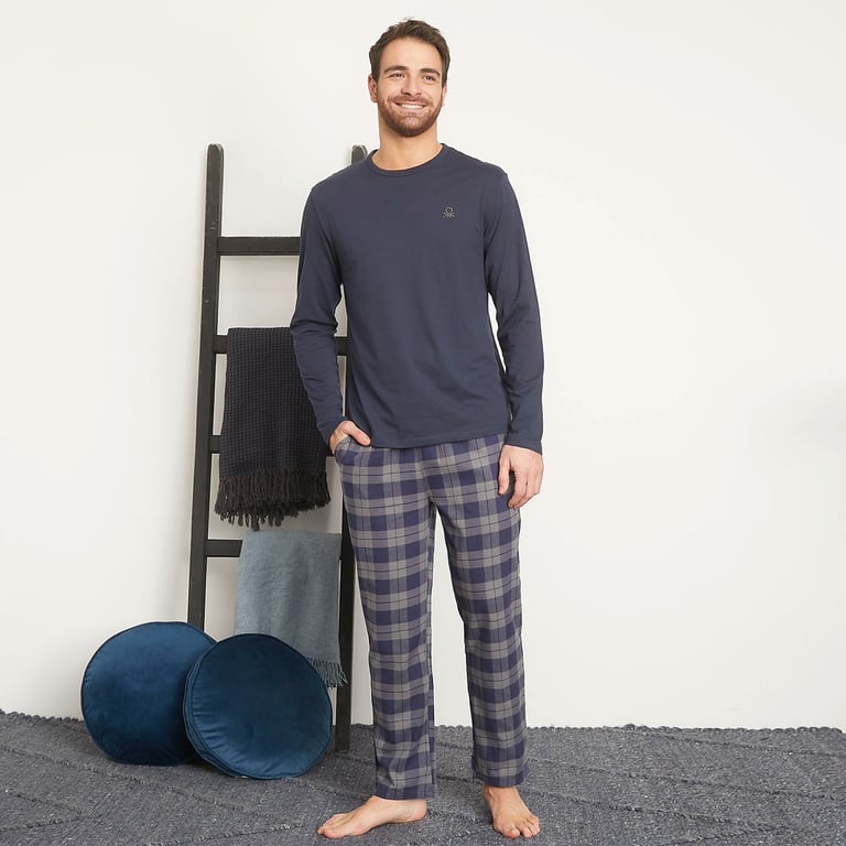 BENETTON Pijama Algodon Hombre Benetton falabella