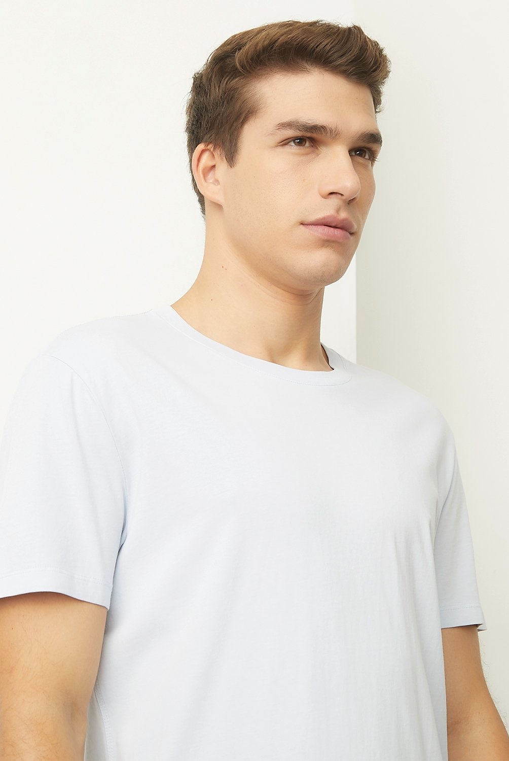 Camisetas Manga Corta Hombre Camiseta Lisas Marga Corta Cuello