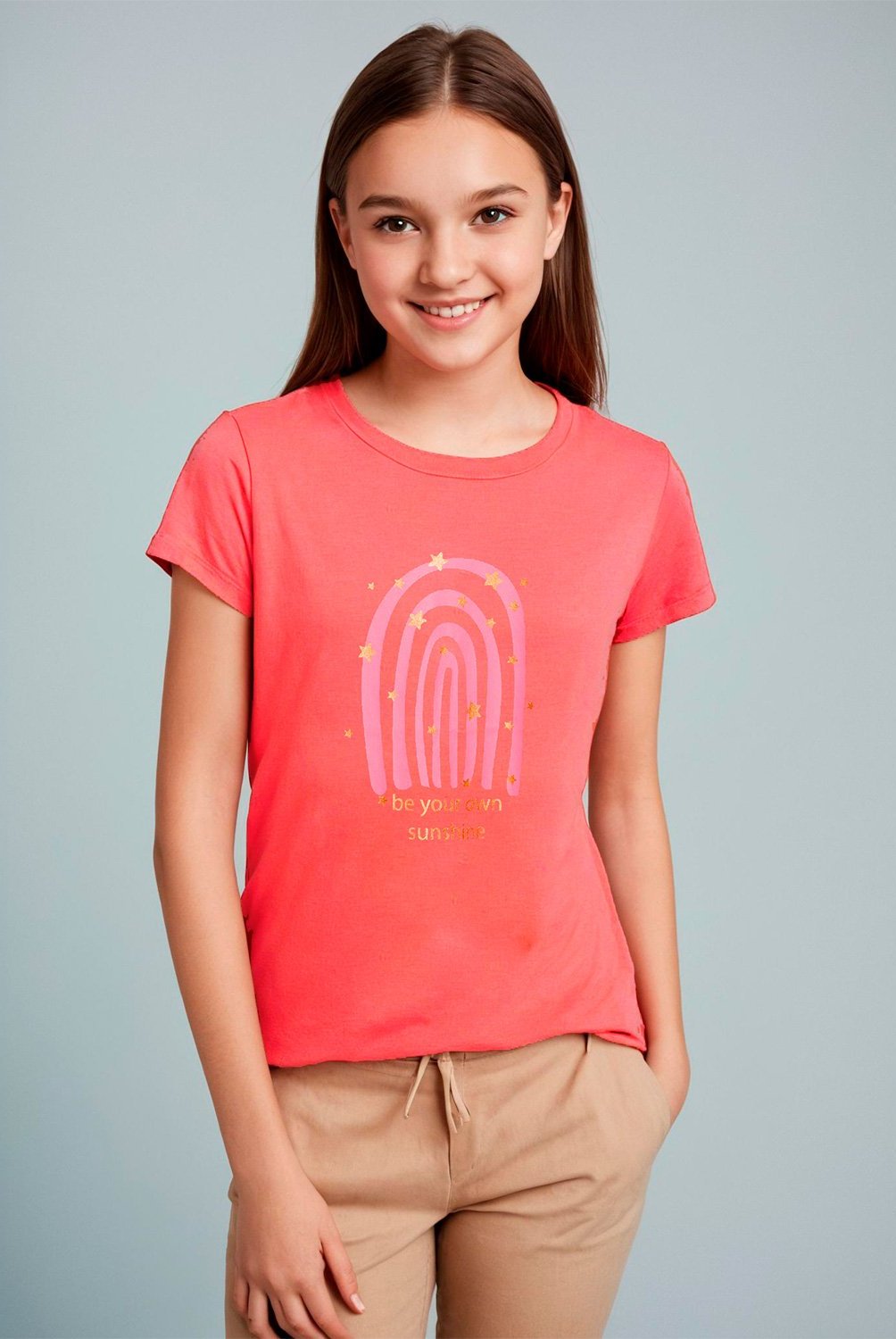 ELEVEN - Polera Manga Corta Algodón Niña Eleven