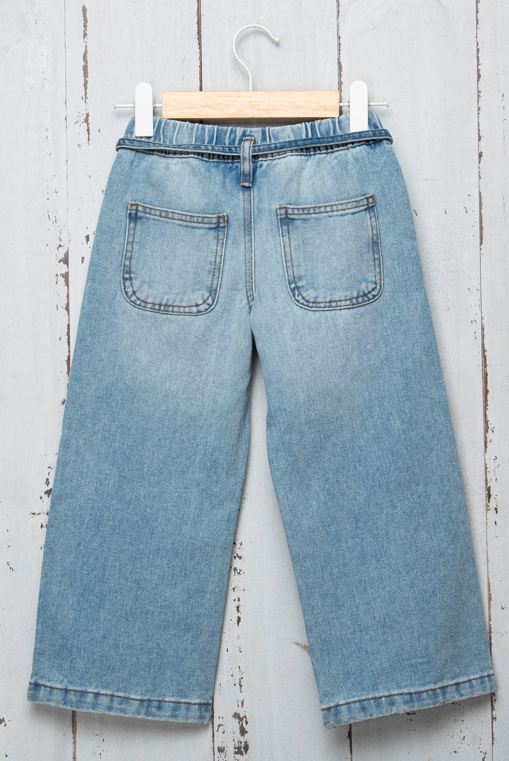 YAMP - Jeans Niña Denim Culotte Con Cinturón Yamp