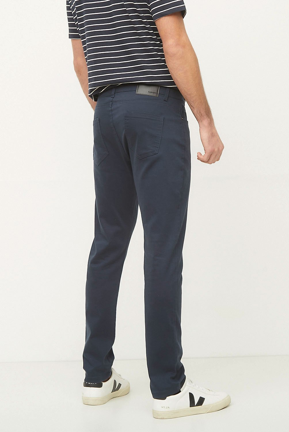 Pantalon Hombre Formal Liso Slim Fit|Elegante y Moderno – Vittorio