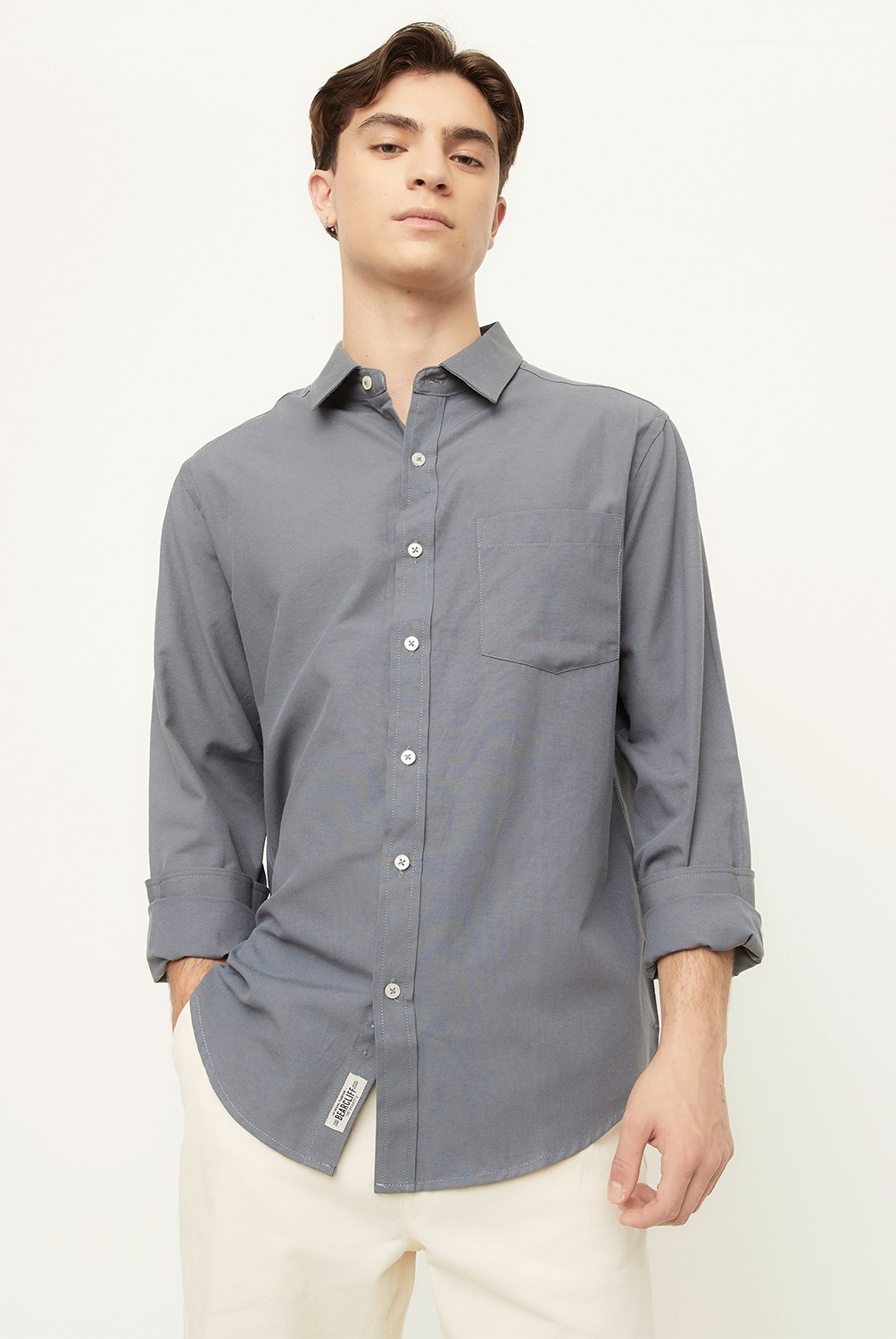 Columbia Hombre Camisas Camiseta 100% Algodu00f3n Relaxed Fit