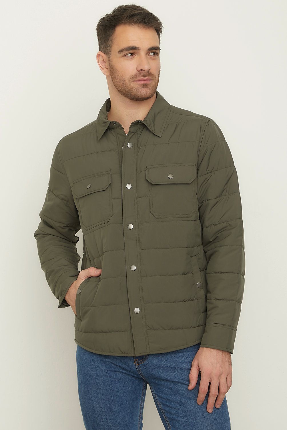 NEWPORT - Chaqueta Acolchada Casual Regular Fit Hombre Newport