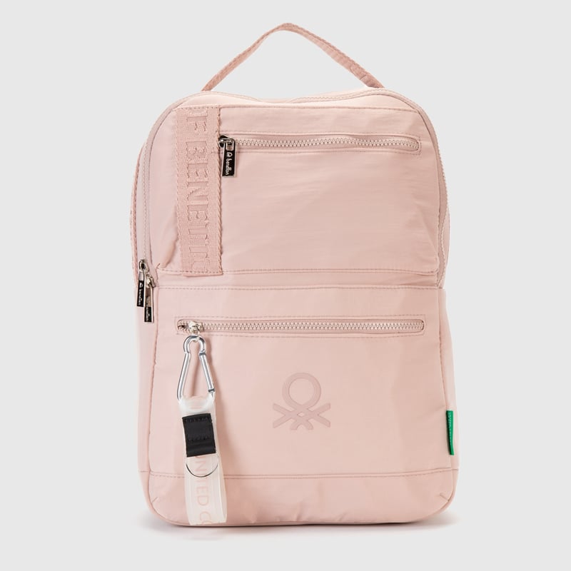 Mochila benetton rosa hotsell