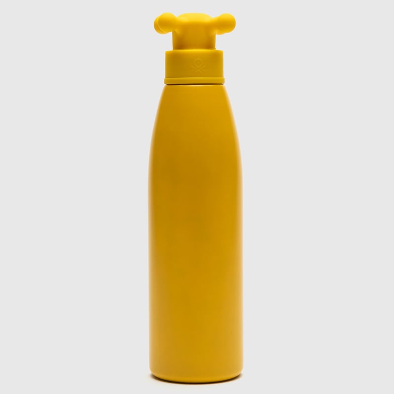 Benetton Bottiglia Acqua 550 Ml In Acciaio Inossidabile, Colore Blu - 3