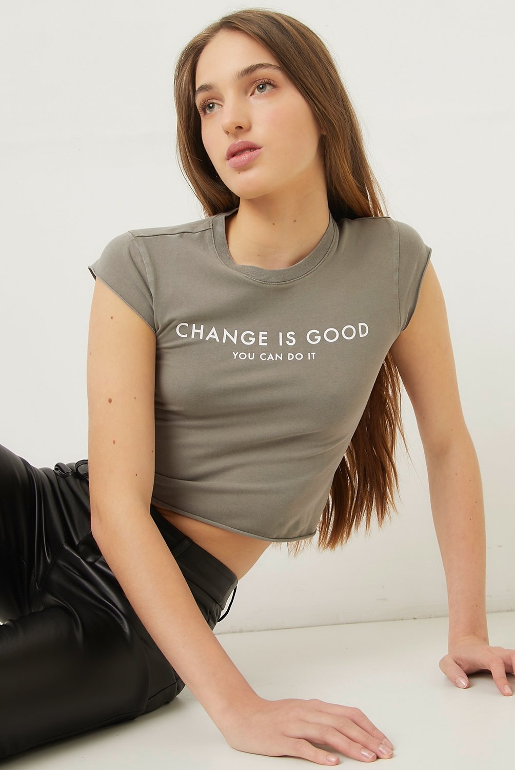 Polera Manga Corta Algodon Mujer Sybilla