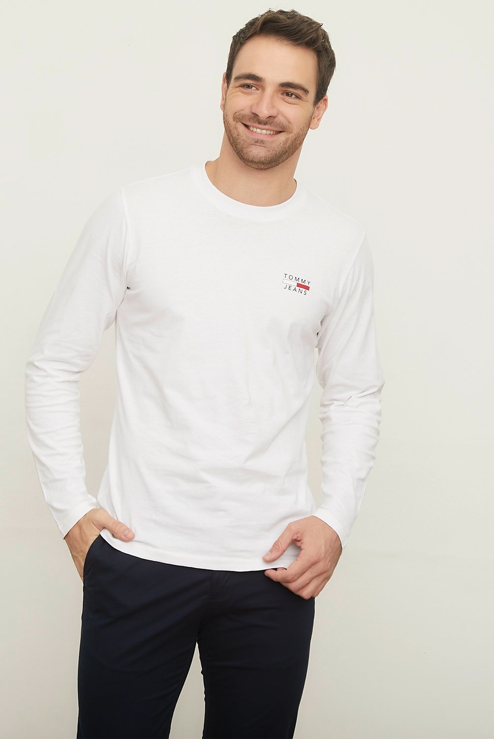 Polera Manga Larga Hombre Tommy Hilfiger