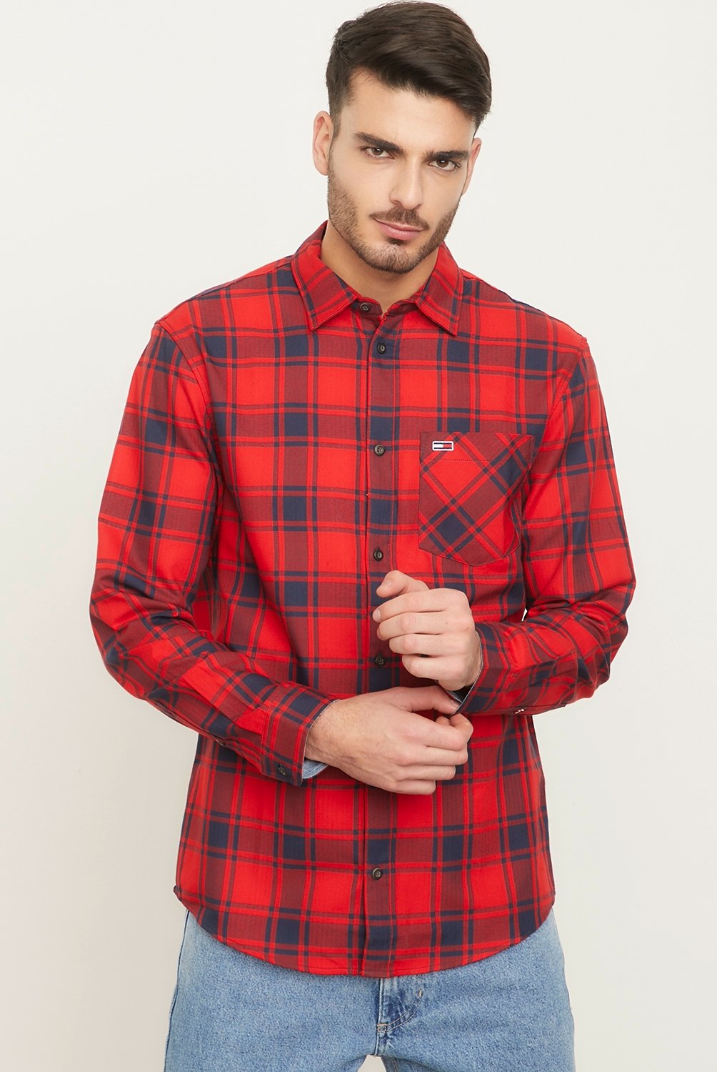 Camisa cuadros tommy hilfiger shop