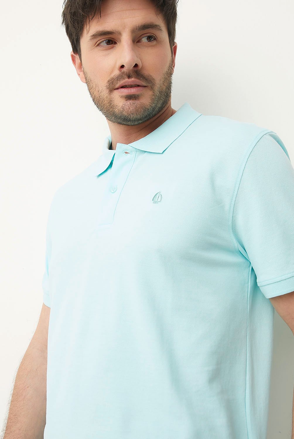 NEWPORT - Polera Pique Manga Corta Hombre Newport