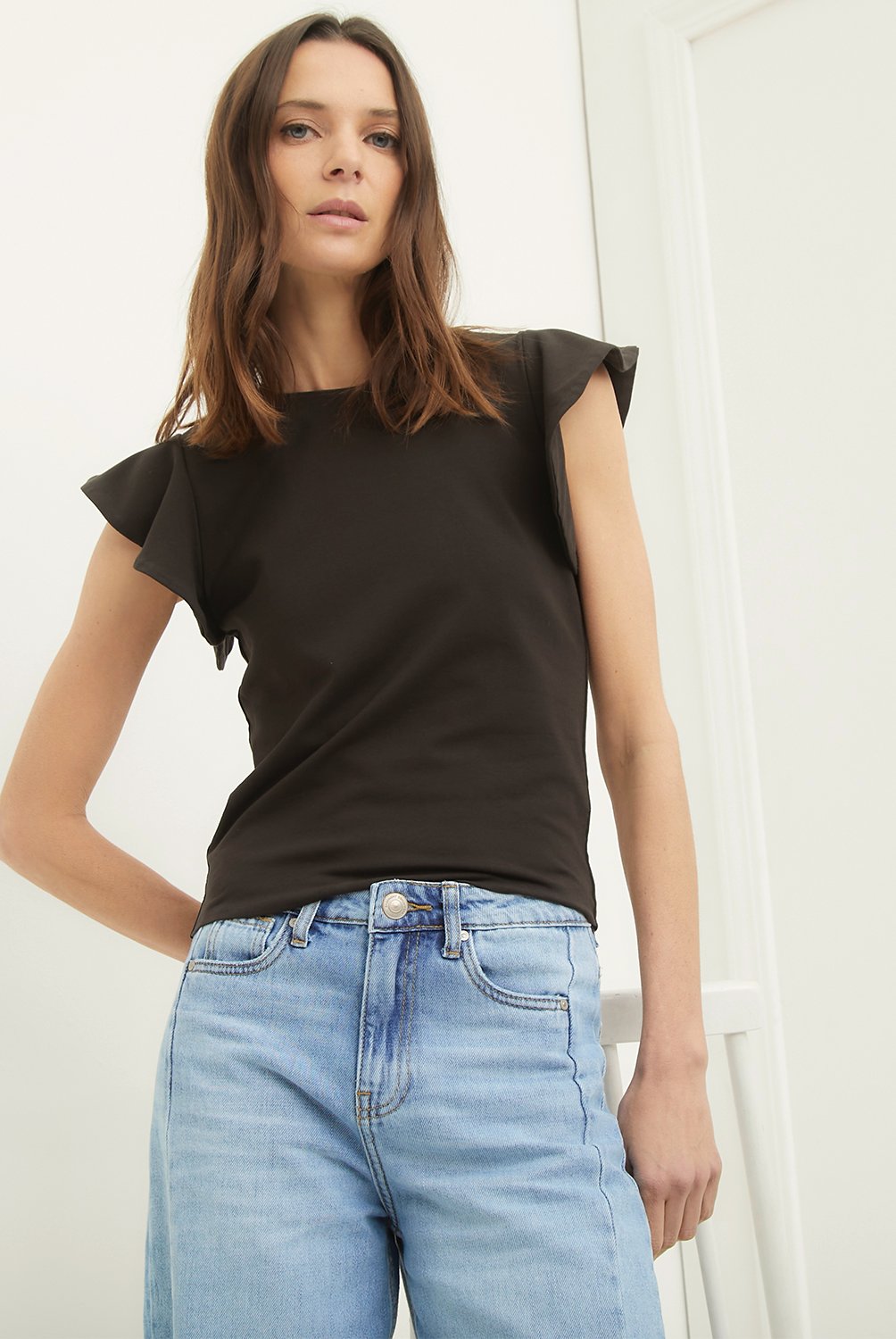 Polera Manga Corta Mujer Basement