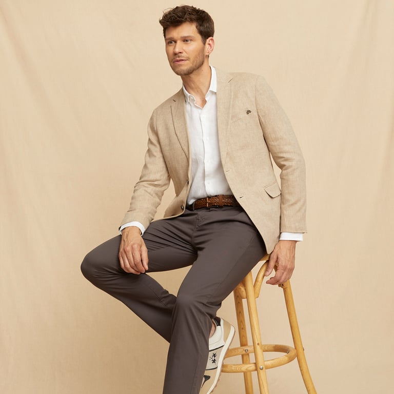 Veste Blazer En Velours LA MARTINA Noir - Taille 42 FR (46 IT) - Style College - Neuf Avec étiquettes