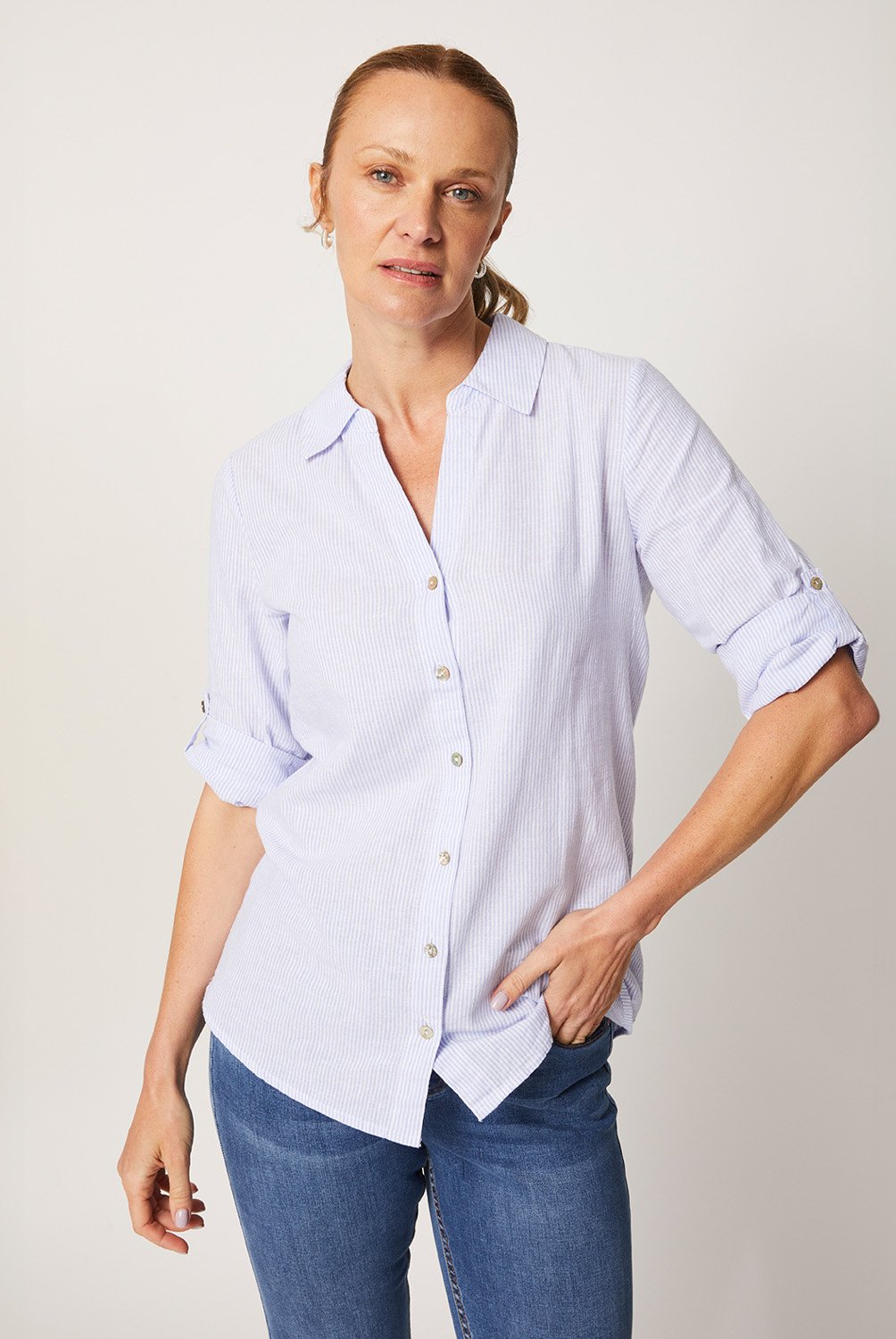 Blusa algodon mujer shop