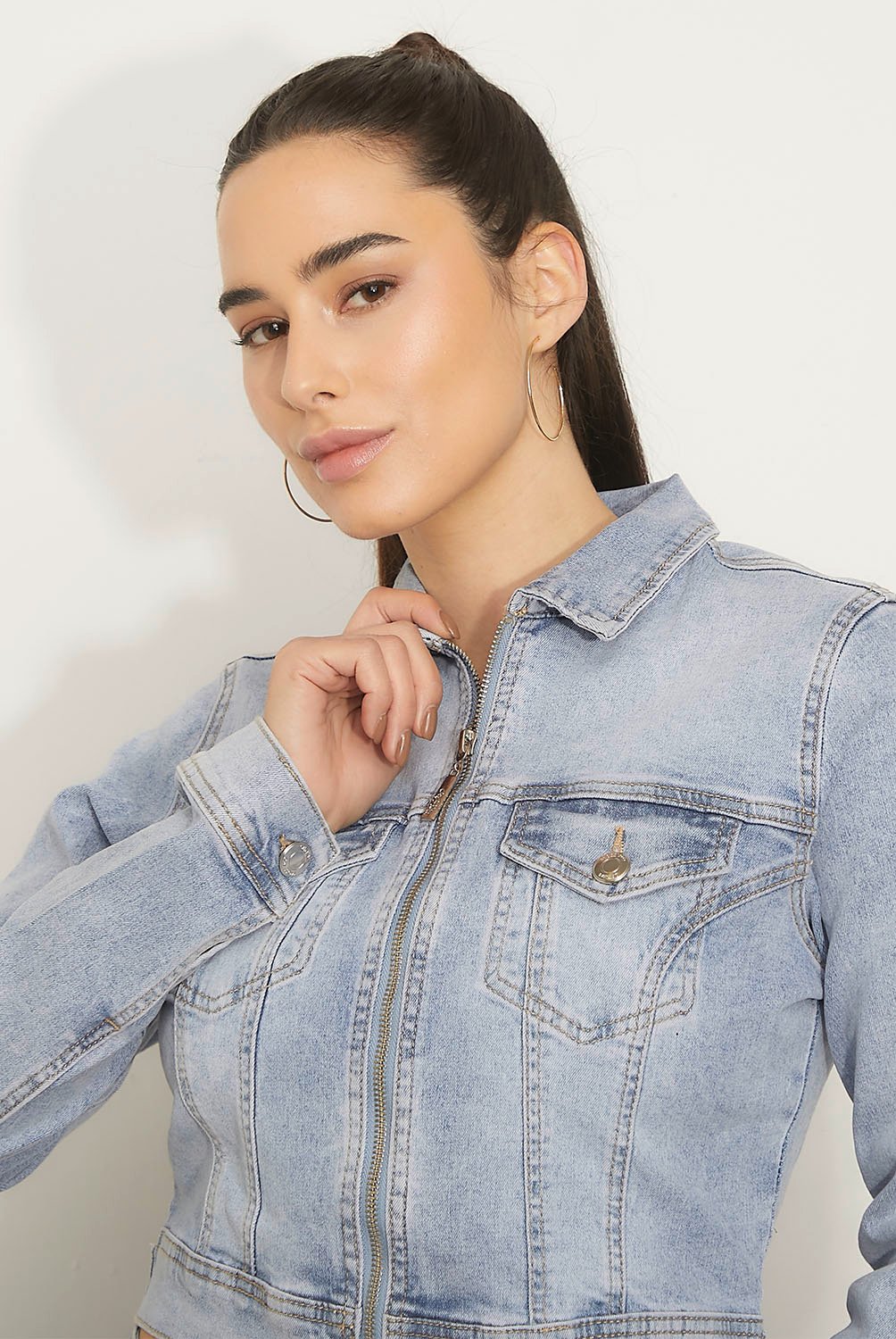 Chaqueta Denim Mujer Mossimo